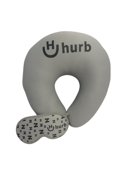 Kit Viagem – Almofada de Pescoço e Máscara de Dormir