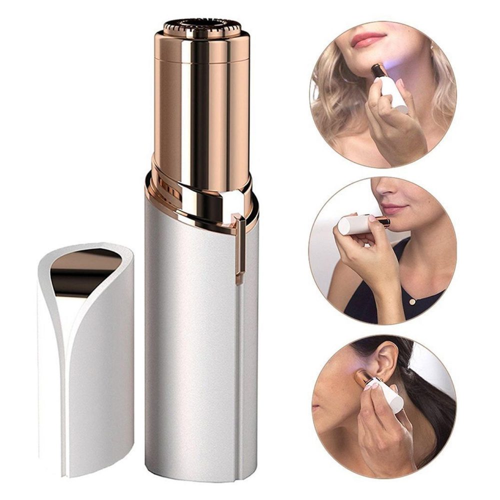 Depilador e Aparador de Pelo Facial Indolor Recarregável USB