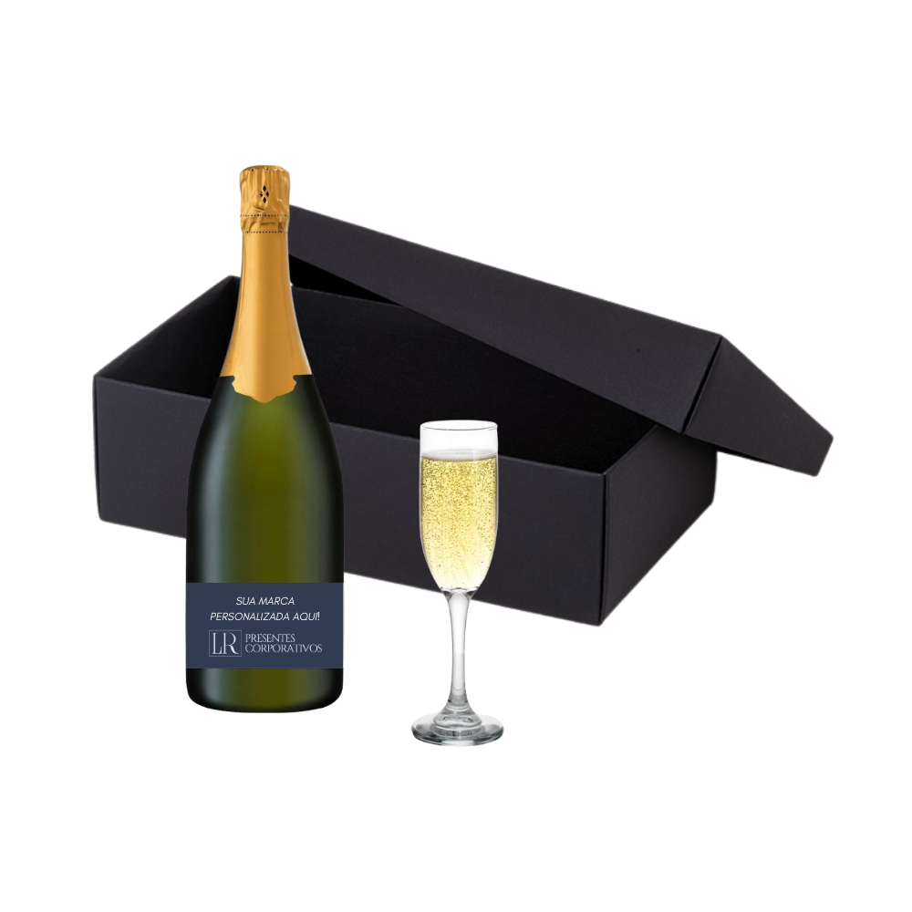 Imagem do produto Kit Champagne 750ml e 1 Taça de Vidro